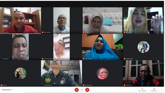 Rapat Pleno Virtual, Pengurus SMSI Riau Bahas Beberapa Agenda Strategis